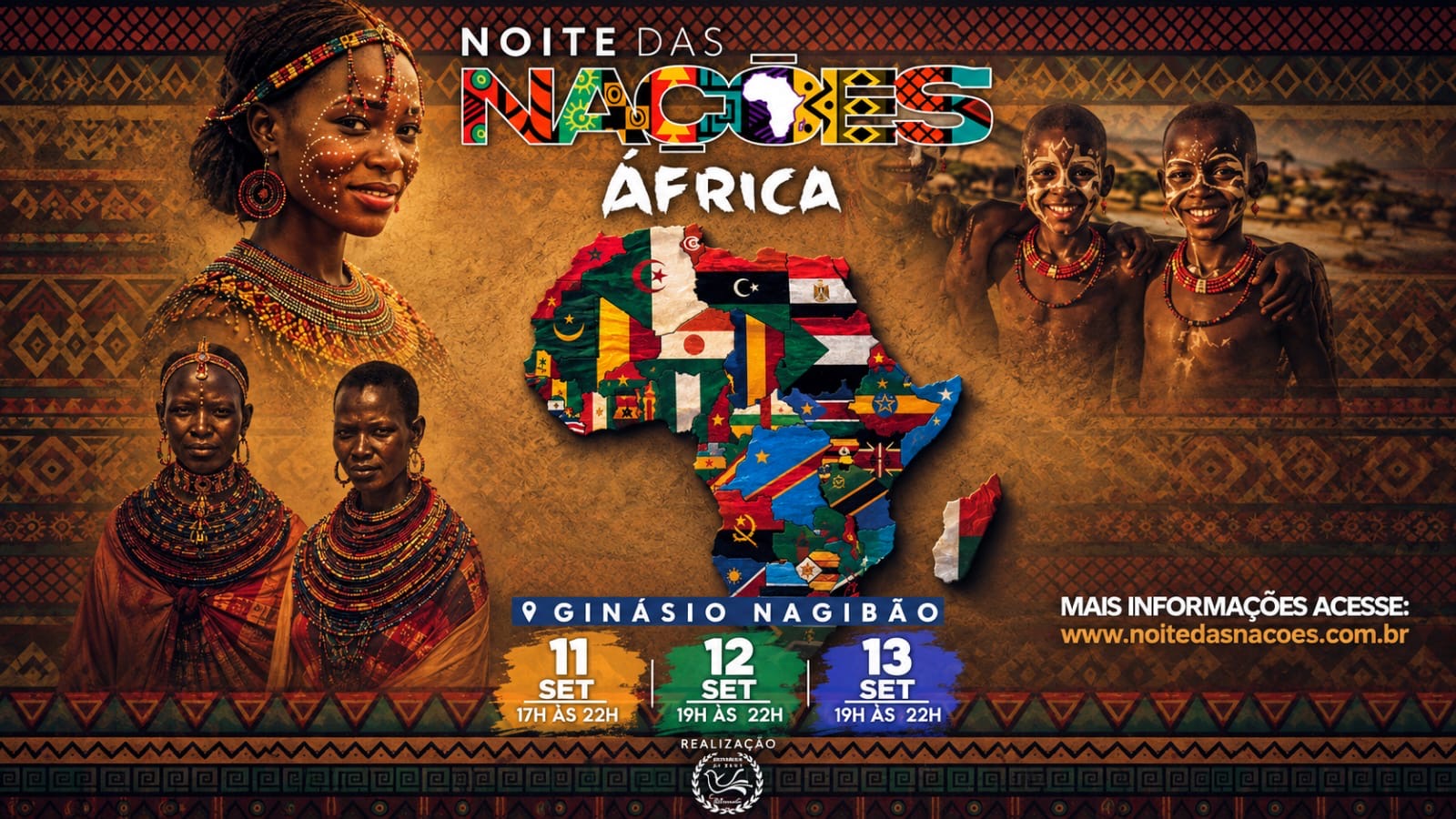 Assembleia de Deus em Benevides realiza 6ª edição da "Noite das Nações" com imersão cultural no continente africano
